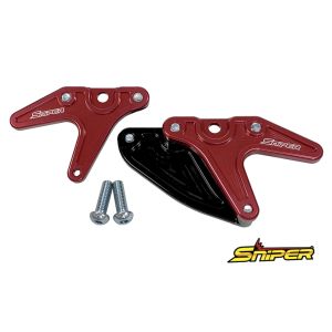 スナイパー SNIPER スナイパー SP0091R レーシングスタンドフック レッド スプロケットガード付 タイプA 汎用
