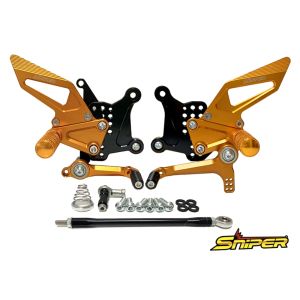 スナイパー SNIPER スナイパー SP0102SGD バックステップ ゴールド ストリート用 NINJA ZX-25R クイックシフター無し車対応