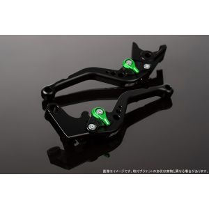 スピードラ SSK SPEEDRA スピードラLVCM018BK-GN アジャストレバー スタンダード ショート Mブラック/Mグリーン NINJA250R 08-12 NINJA250