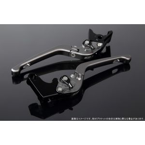 スピードラ SSK SPEEDRA スピードラ LVDM018TM-BK アジャストレバー 3D可倒式 Mチタン/Mブラック NINJA250R 08-12 NINJA250 13-17/18-