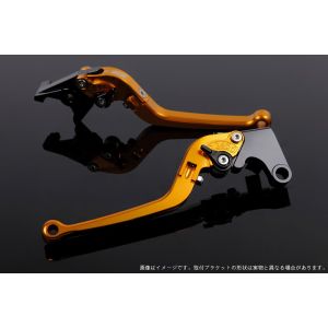 スピードラ SSK SPEEDRA スピードラ KA0400625-BK アジャストレバー スタンダード可倒式 ゴールド/ブラック NINJA250R 08-12 NINJA250 13-17/18-