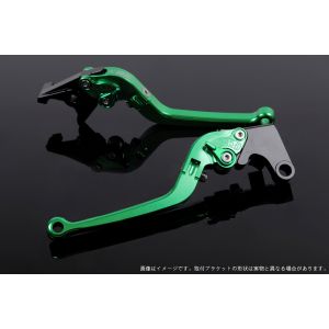 スピードラ SSK SPEEDRA スピードラ KA0402939-GN アジャストレバー スタンダード可倒式 グリーン/グリーン NINJA250R 08-12 NINJA250 13-17/18-