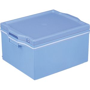 積水化成品 積水化成品 セキスイ エスレンコンテナSP-20-D深型 蓋 付 汎用ブルー