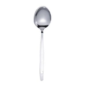 エムテートリマツ MTI エムテートリマツ 松印 18-0 給食用 先丸スプーン 180mm 穴明