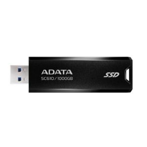 エイデータ ADATA ADATA SC610-1000G-CBK/RD-I 外付けSSD 1TB ブラック メーカー保証5年