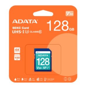 エイデータ ADATA ADATA SDX128GUI3V30SR SDXC128GB UHS-I クラス10 メーカー保証永年