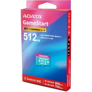 エイデータ ADATA ADATA UD512GEX3L1-C-JP-I microSD Premier Extreme 512GB Switch 2対応