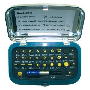 シグネット SIGNET シグネット 22032 30PC 1/4 チタンコーティングビットセット SIGNET