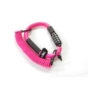 ユーラック ULAC ユーラック K8LC カラビナ ケーブルロックコンボ GUARDIAN ピンク ULAC