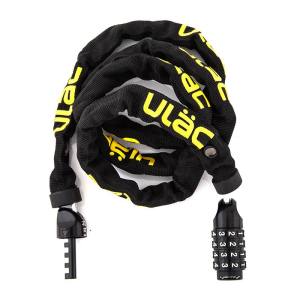 ユーラック ULAC ユーラック A800CXL 4mm コンボチェーンロック 52nd Street ブラック ULAC