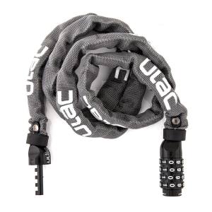 ユーラック ULAC ユーラック A800CXL 4mm コンボチェーンロック 52nd Street グレー ULAC