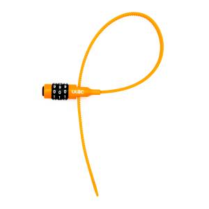 ユーラック ULAC ユーラック YL1 ネオジップコンボケーブルロック AIRJUST-COMBO オレンジ ULAC