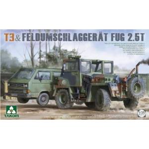 タコム TAKOM タコム 1/35 T3 + 重フォークリフト FUG 2.5t TKO2141