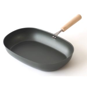 杉山金属 杉山金属 匠味シリーズ 鉄製 オーバルフライパン KS-3043