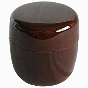 アサヒ興洋 アサヒ興洋 茶筒 こげ茶 内蓋付き お茶入れ
