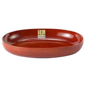 アサヒ興洋 アサヒ興洋 WAYOWAN まる プレート 朱