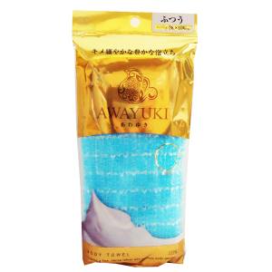 オーエ OHE オーエ あわゆき ナイロンタオル ボディータオル ふつう ブルー ふつう