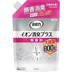 エステー エステー ST12671 消臭力クリアビーズ イオン消臭プラス 大容量 つめかえ 無香料