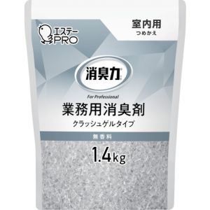 エステー エステー ST130429 G消臭力 クラッシュゲル室内用 詰替 1.4kg 無香料