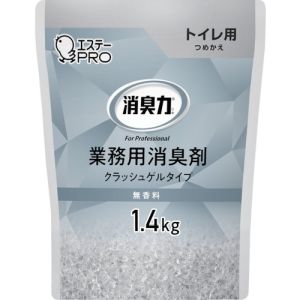 エステー エステー ST130450 G消臭力 クラッシュゲルトイレ用 詰替 1.4kg 無香料