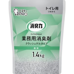エステー エステー ST130467 G消臭力 クラッシュゲルトイレ用 詰替 1.4kg 森林
