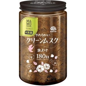 アース製薬 EARTH アース マモルームエッセンス 虫よけパール180日用 やわらかいクリーンムスク