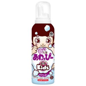 アース製薬 EARTH アース製薬 温泡 Kids 遊べる入浴あわっぴー ブドウの香り ふんわり水色の泡 160mL