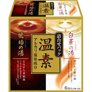 アース製薬 EARTH アース 温素 琥珀ノ湯&白華ノ湯 6包