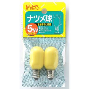 朝日電器 エルパ ELPA エルパ G-10H Y ナツメ球黄 ELPA 朝日電器