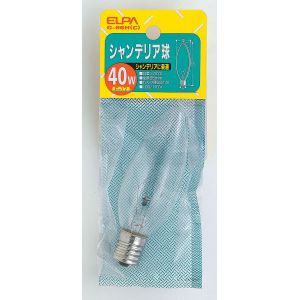 朝日電器 エルパ ELPA エルパ G-66H C シャンデリアE17 ELPA 朝日電器