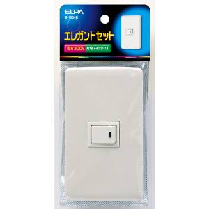 朝日電器 エルパ ELPA エルパ B-1954H エレガント 片切スイッチ×1 ELPA 朝日電器