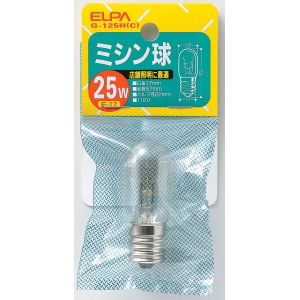 朝日電器 エルパ ELPA エルパ G-125H ミシン球 T22 ELPA 朝日電器