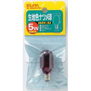 朝日電器 エルパ ELPA エルパ G-05H R 生地色ナツメ球5W ELPA 朝日電器