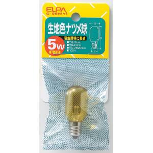 朝日電器 エルパ ELPA エルパ G-05H Y 生地色ナツメ球5W ELPA 朝日電器