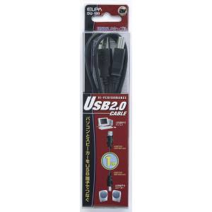 朝日電器 エルパ ELPA エルパ DU-100 USBケーブル 1M ELPA 朝日電器