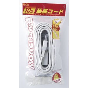 朝日電器 エルパ ELPA エルパ LPE-110N W EDLP延長コード 10m ELPA 朝日電器