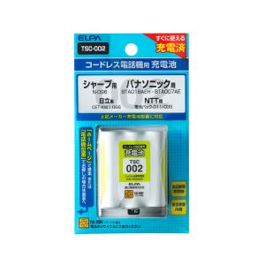 朝日電器 エルパ ELPA エルパ TSC-002 電話機用充電池 ELPA 朝日電器