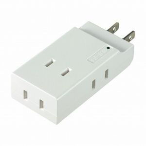 朝日電器 エルパ ELPA エルパ A-CT004SB W コンパクトタップ耐雷4個口 ELPA 朝日電器