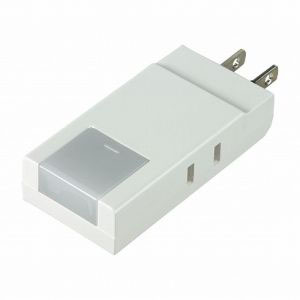 朝日電器 エルパ ELPA エルパ A-CT002LED W コンパクトタップ2個口ライト付 ELPA 朝日電器