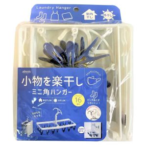 アイセン aisen アイセン ミニ角ハンガー 16ピンチ LK402