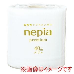 王子ネピア 王子ネピア ネピア 1ロール ダブル 40m 1ケース80個入