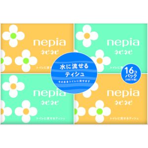 ネピア ネピア 61625 ネピネピ水に流せるポケットティシュ10W16コパック【1ケース40
