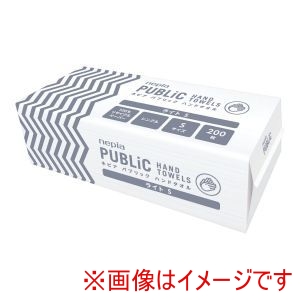 王子ネピア 王子ネピア パブリックハンドタオル ライトS 1ケース40束入
