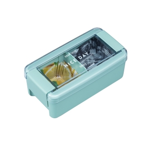 岩崎工業 IWASAKI ラストロウェア イージーケアランチボックス 1段 B-1487 MT