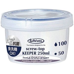岩崎工業 IWASAKI ラストロウェア スクリュートップキーパー 250ml 浅型 Lustroware