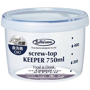 岩崎工業 IWASAKI ラストロウェア スクリュートップキーパー 750ml 浅型 Lustroware
