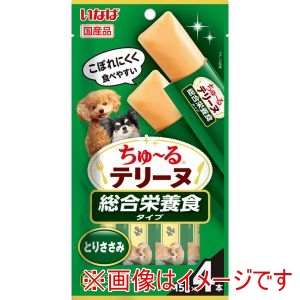 いなばペットフード いなば ちゅ～るテリーヌ 総合栄養食タイプとりささみ 15g×4本