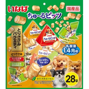 いなばペットフード いなば ちゅ～る ビッツ とりささみバラエティ 12g×28袋