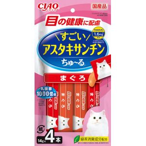 いなばペットフード いなば チャオ すごいアスタキサンチン ちゅ～る まぐろ 14g×4本 322500 CIAO