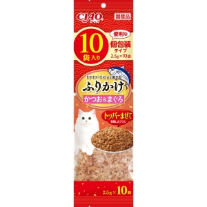 いなばペットフード いなば CIAO ふりかけ かつお＆まぐろ 2.5g×10袋